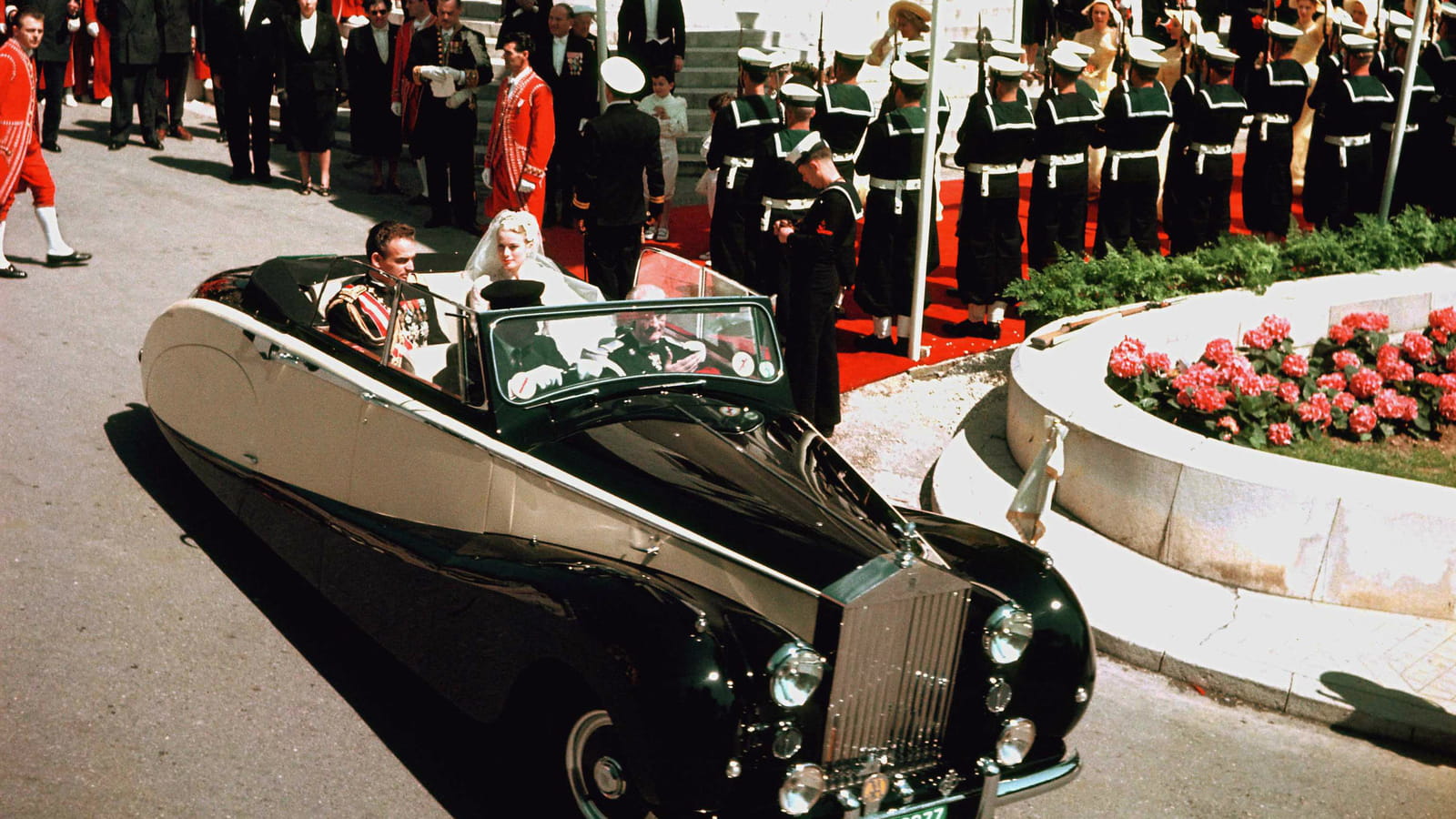 La voiture des mariés
