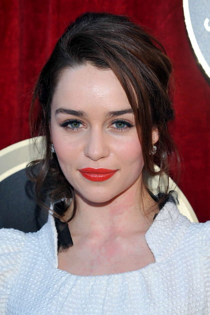 Le rouge &agrave; l&egrave;vres coquelicot d'Emilia Clarke