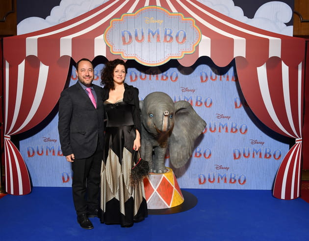 Le producteur Derek Frey et son &eacute;pouse au Grand Rex lors de la projection exceptionnelle de DUMBO