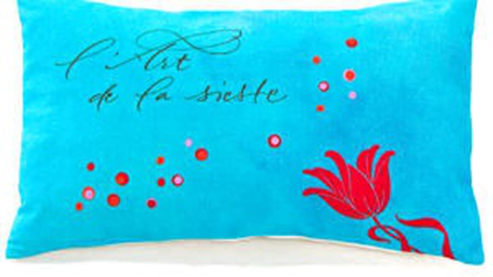 Coussin "L'art de la sieste" de Princesse à plumes