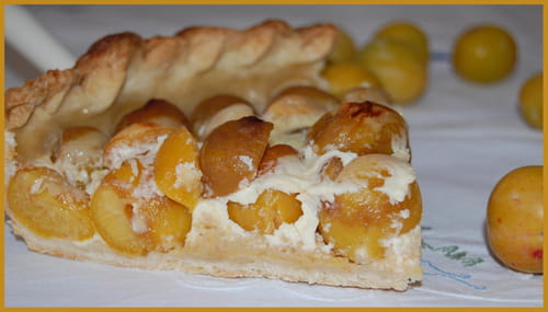 Tarte aux mirabelles et au yaourt