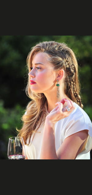 Le half-hawk tress&eacute; d'Amber Heard