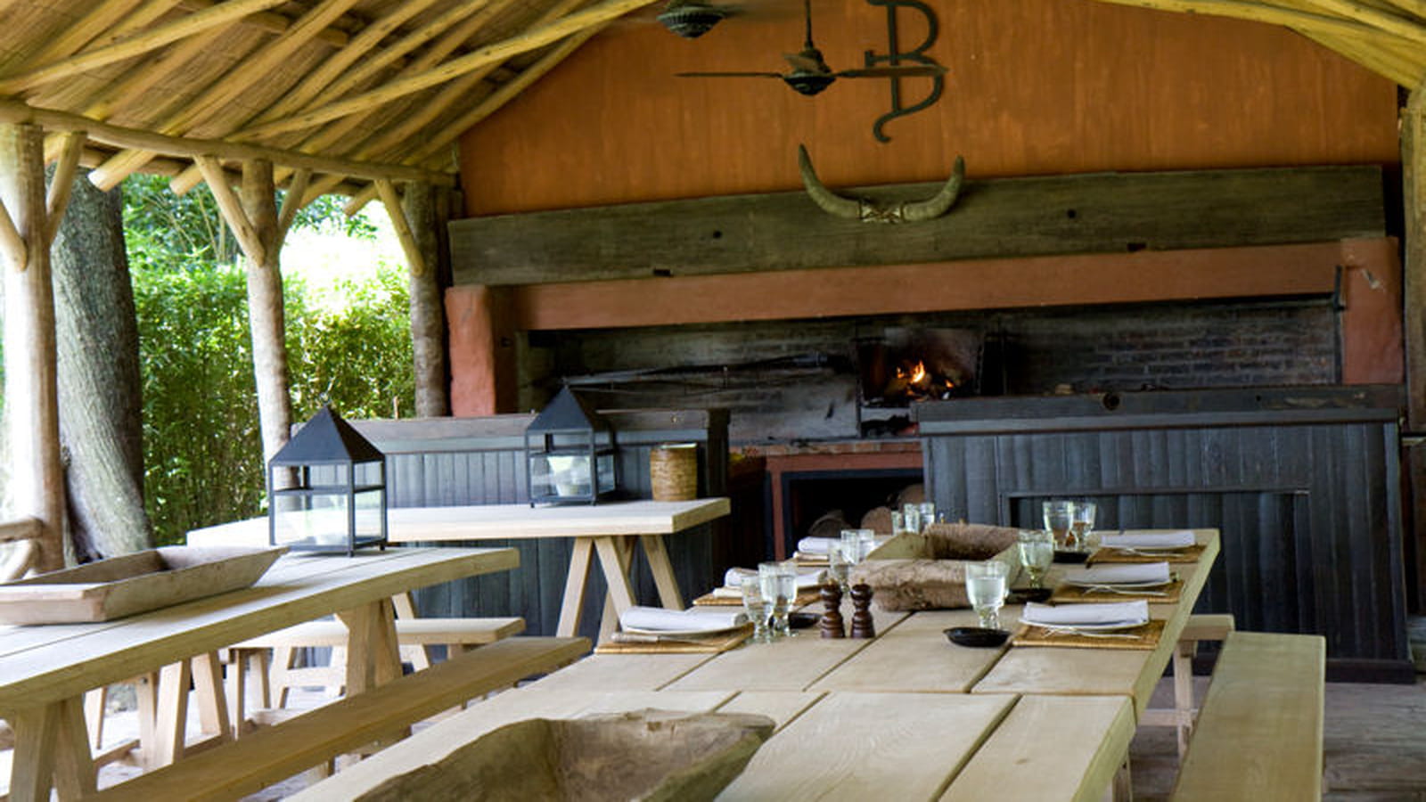 Salle à manger extérieure