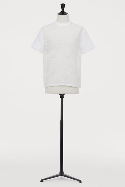 T-shirt en organza pr&eacute;-collection Giambattista Valli&nbsp;X H&M