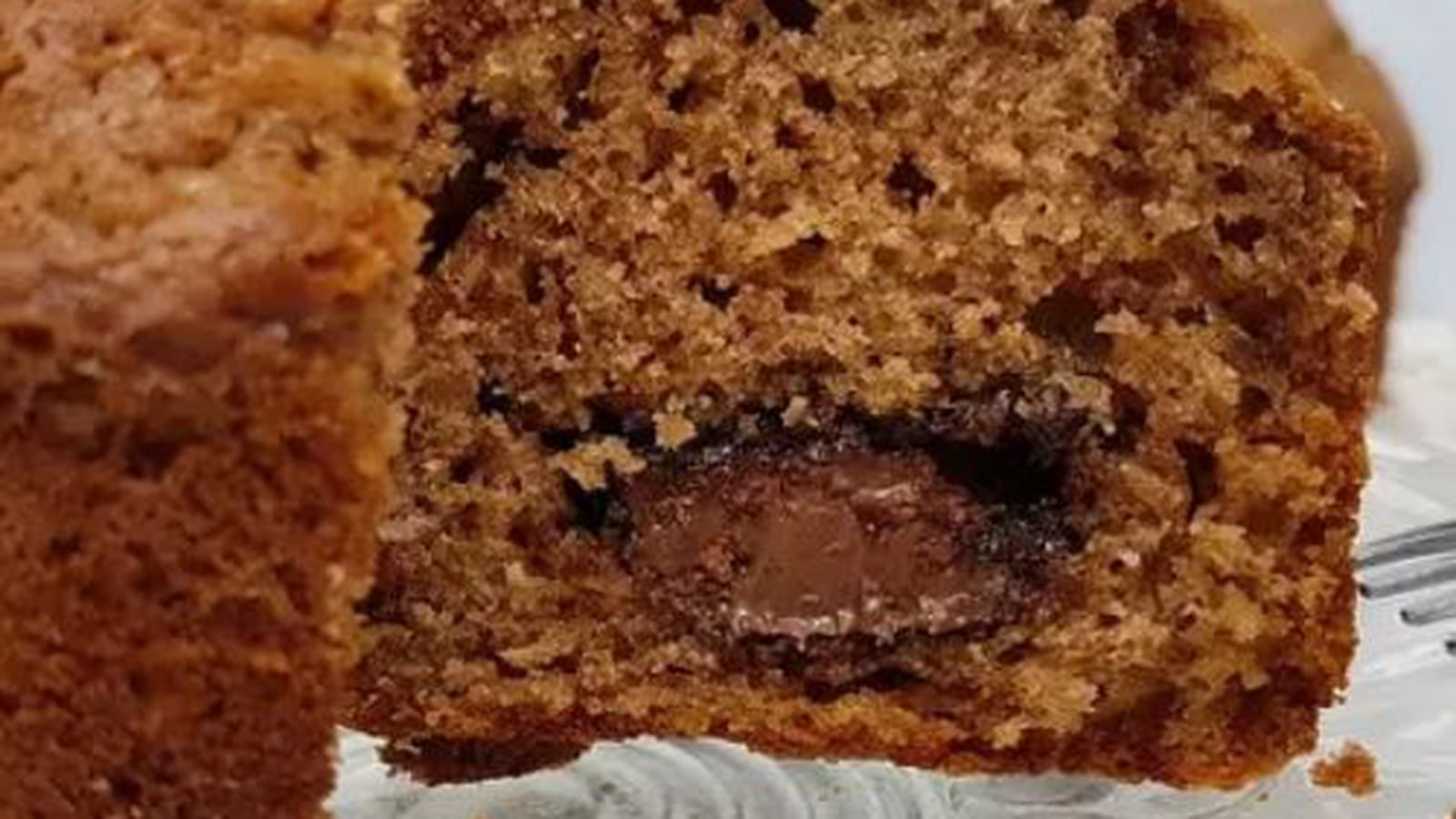 Muffins chocolat au lait et pâte à tartiner