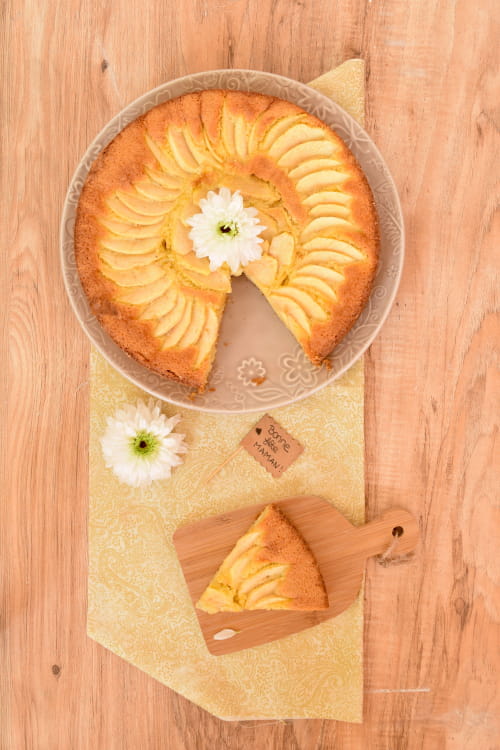 Gâteau aux pommes et à la frangipane