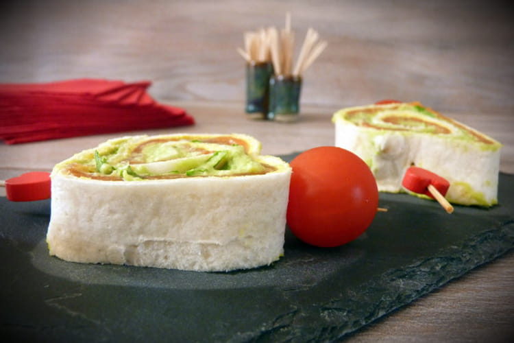 Sushiwraps de la mer au guacamole