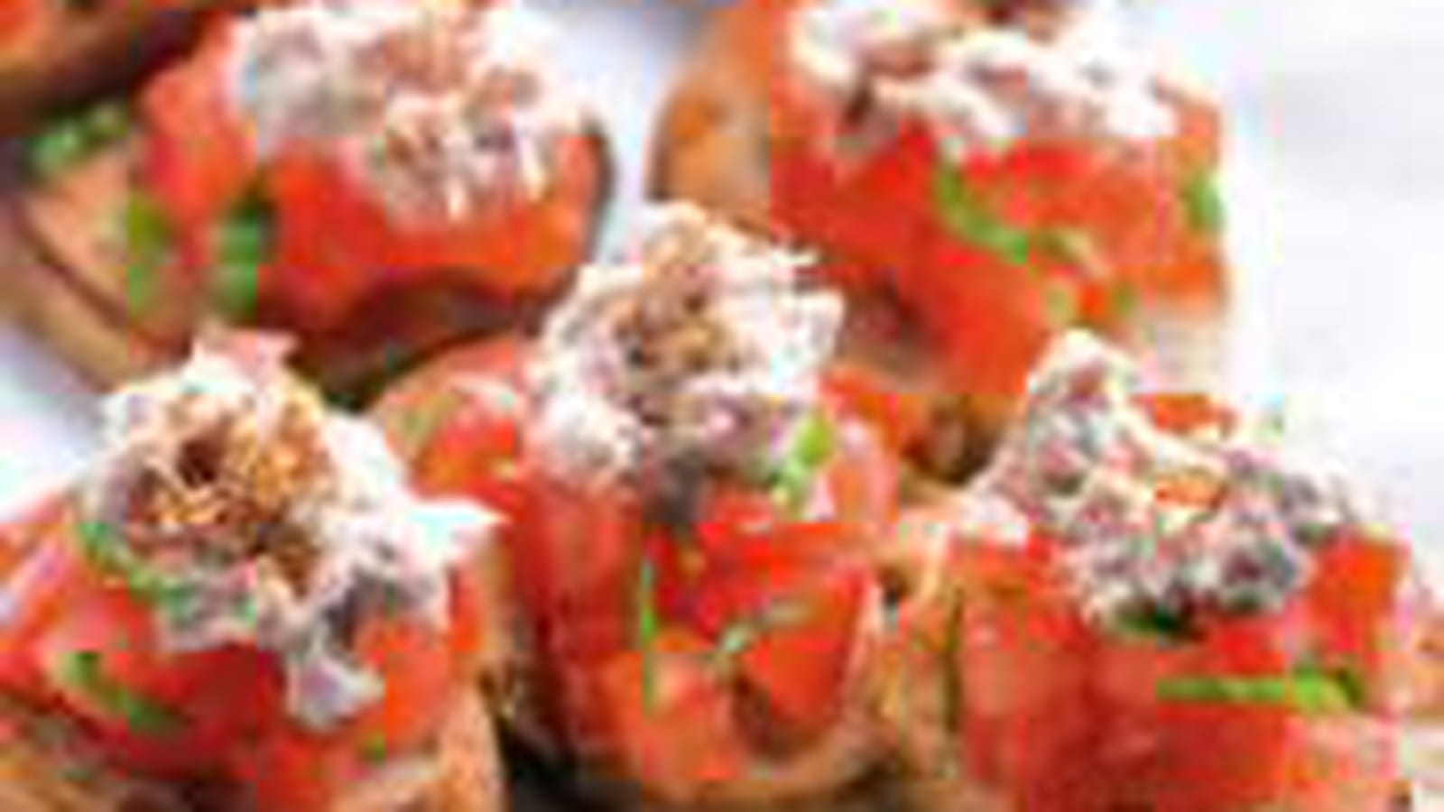 Bruschetta aux tomates et thon