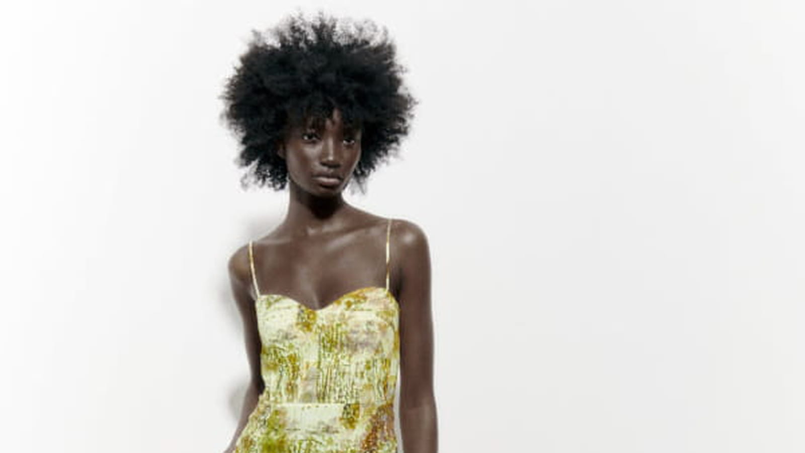 Robe à fente latérale Zara 