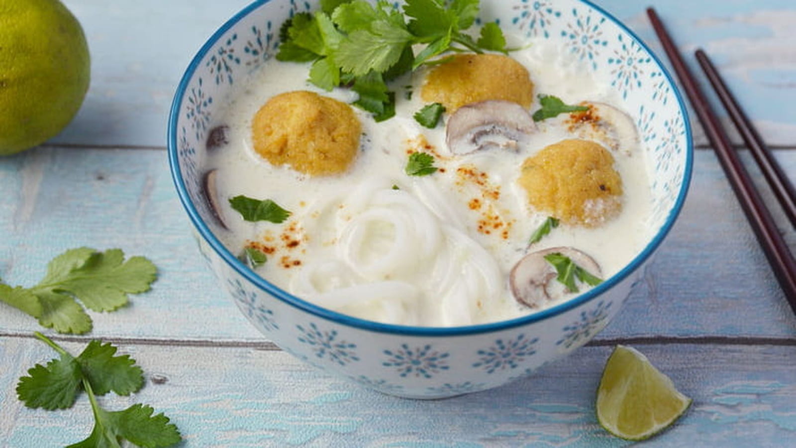 Soupe complète façon thaï