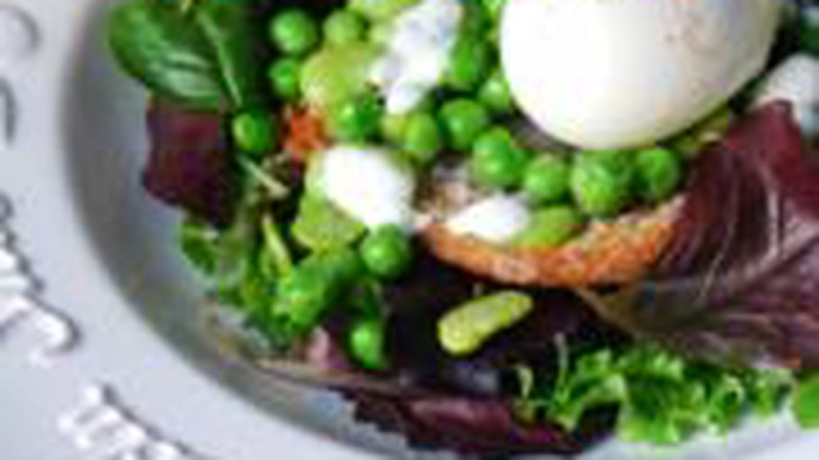 Scone roquefort et oeuf mollet