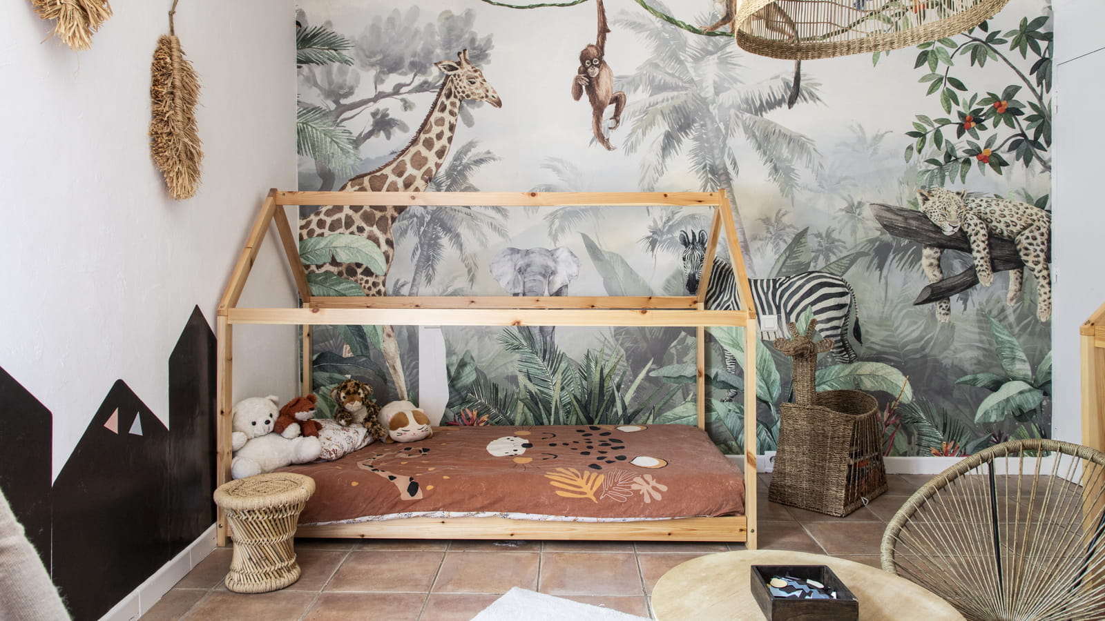 Chambre d'enfant jungle