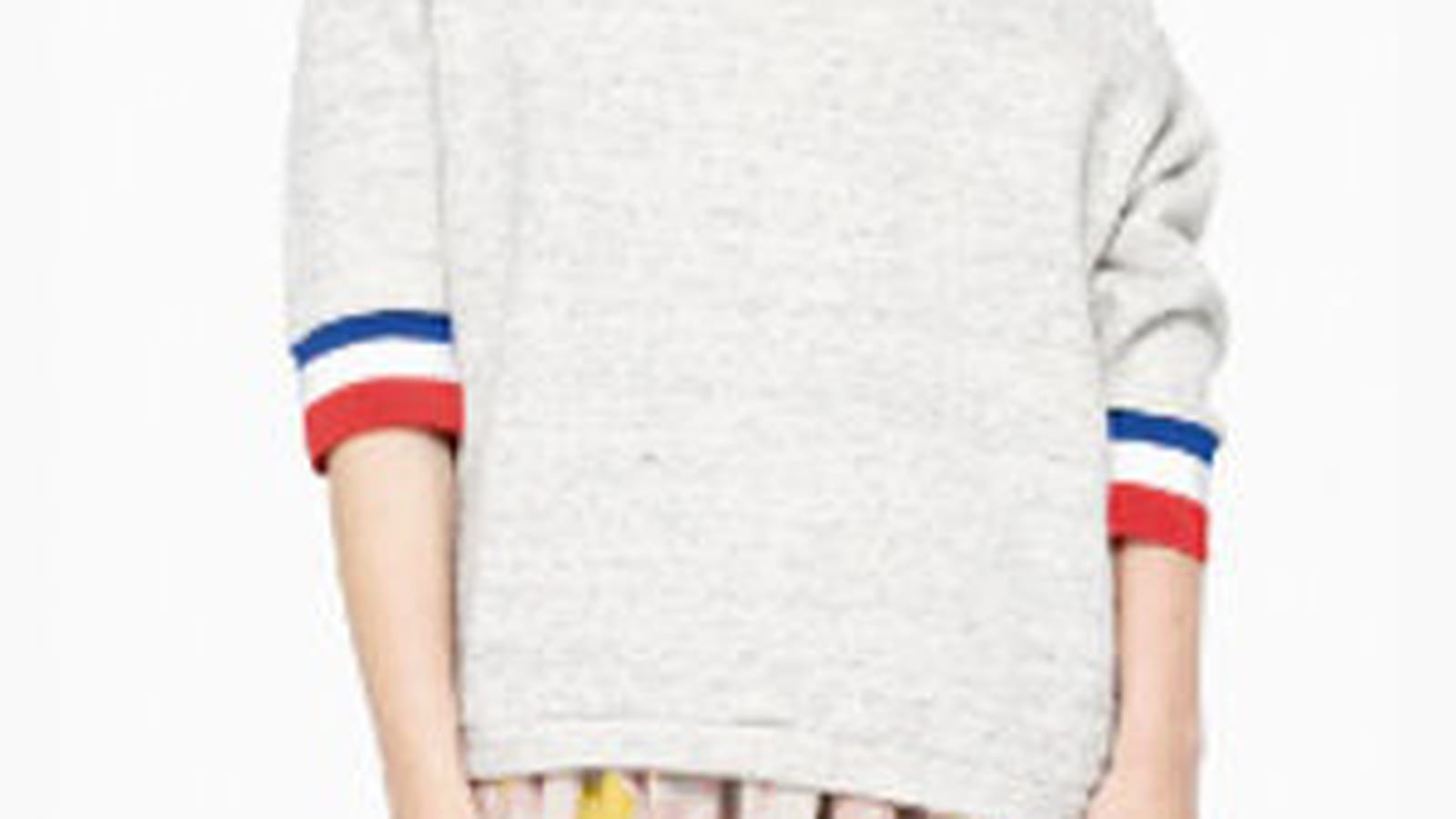 Sweat gris chiné de Bellerose