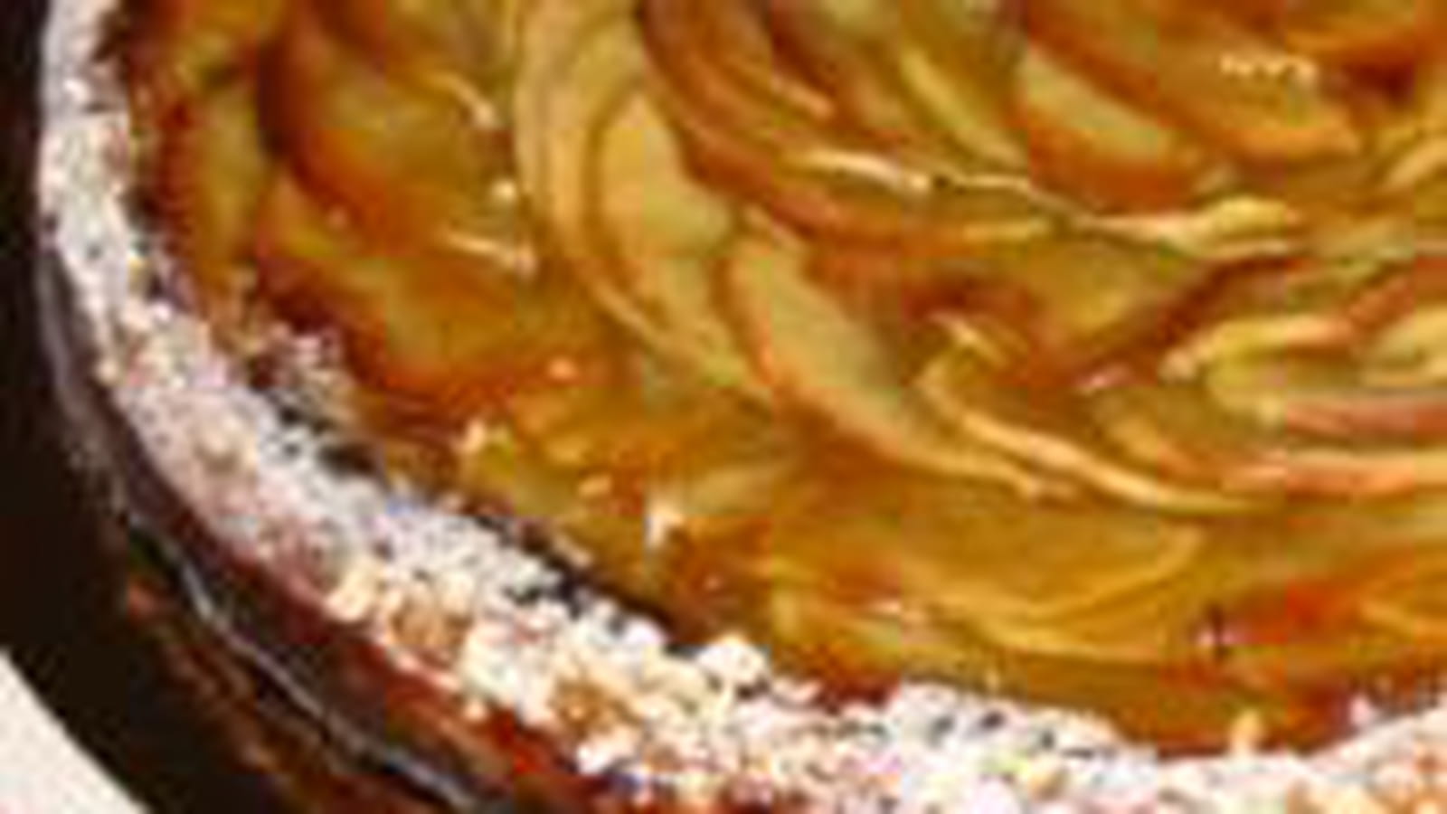 Tarte aux pommes, poires et coings