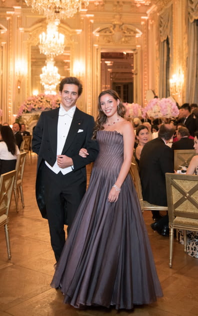 Comtesse Gabrielle de Pourtalès et son cavalier SAR Prince Mirko Sajonia-Coburgo-Gotha