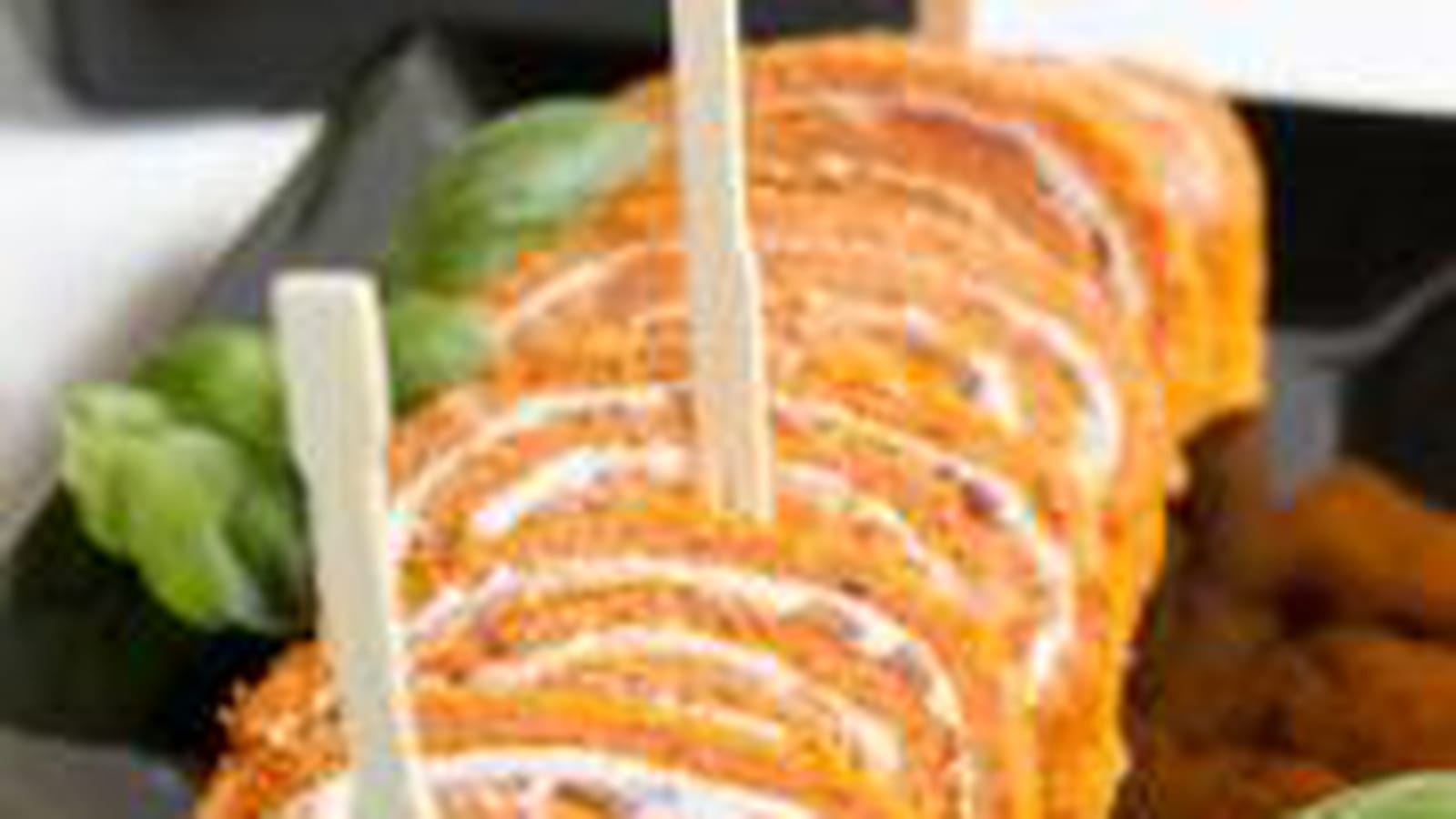 Roulé à la tomate et saumon