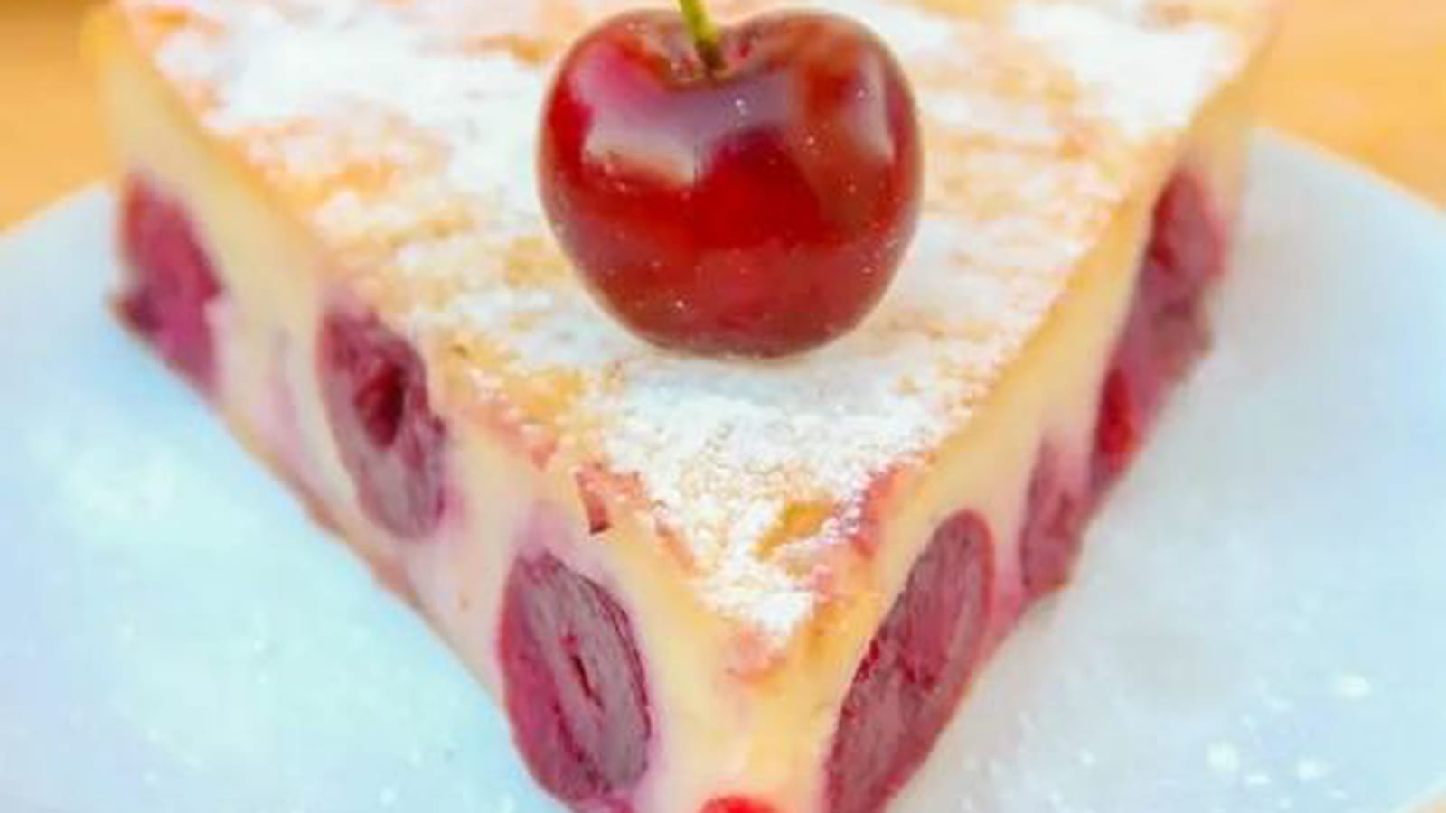 Clafoutis aux cerises {vegan}
