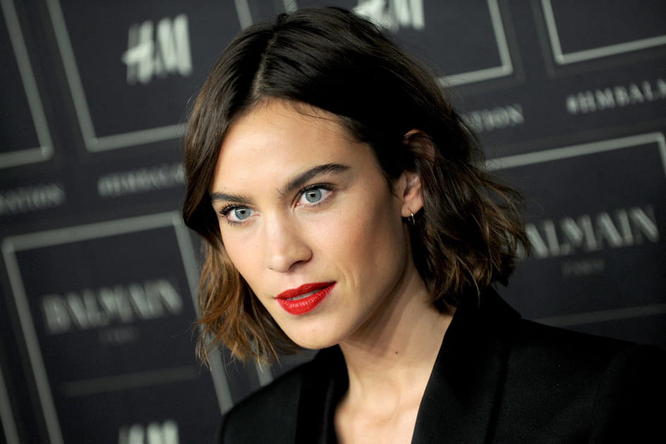 Le carr&eacute; wavy d'Alexa Chung