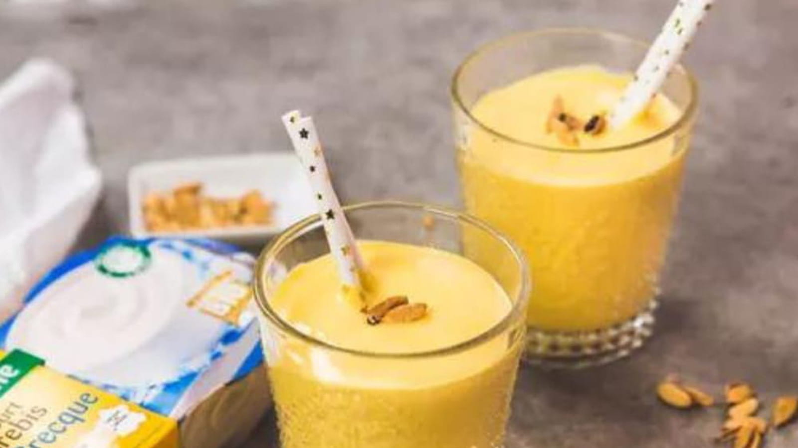 Lassi mangue au yaourt brebis