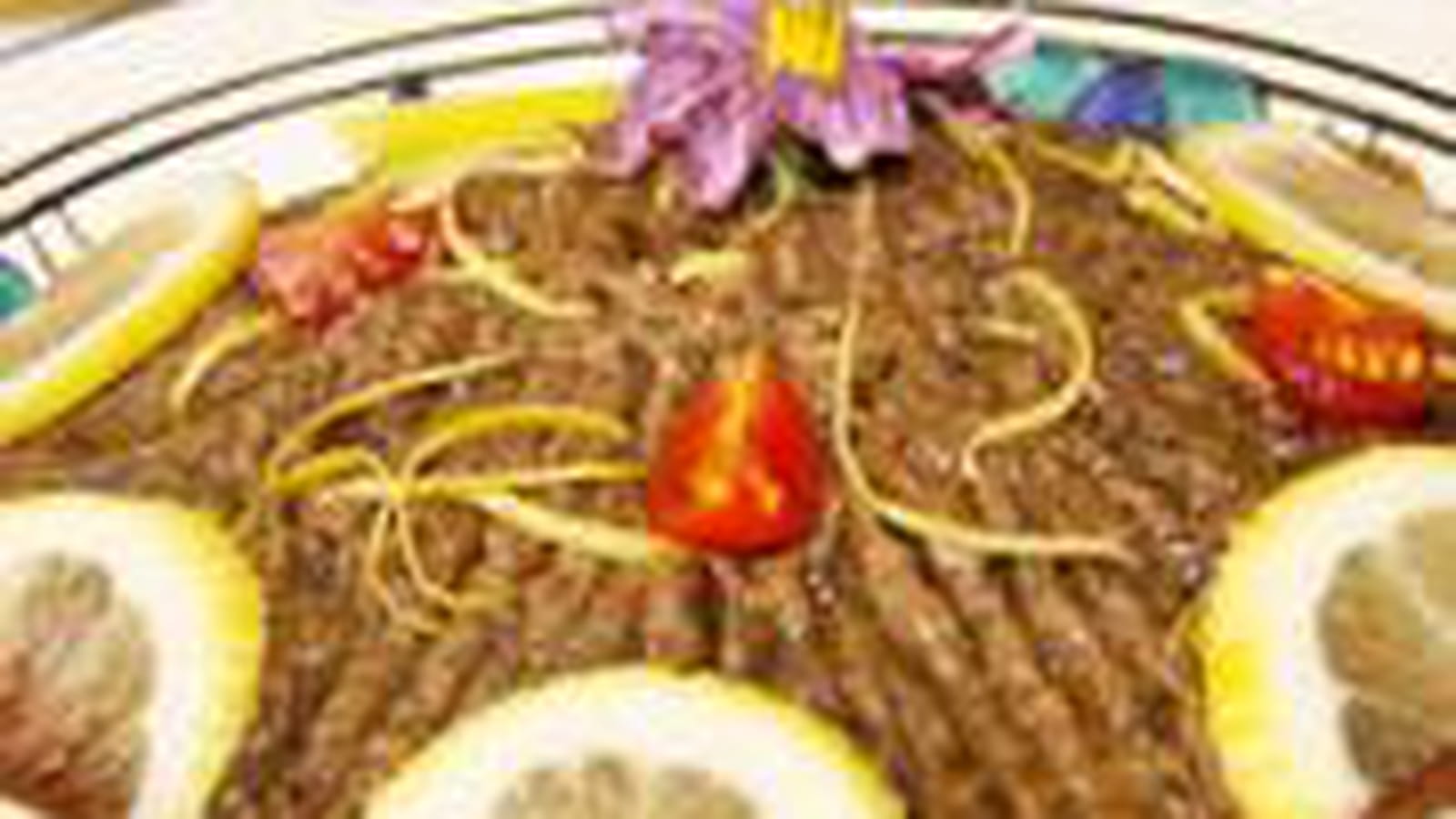 Verrines de caviar d'aubergines
