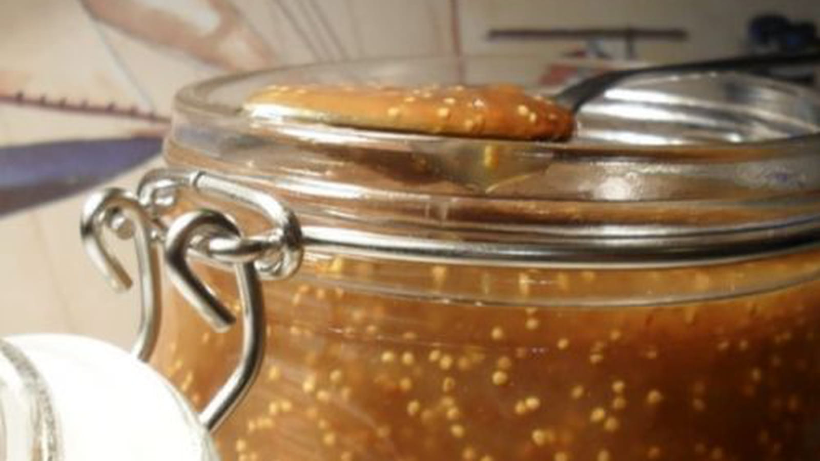Caramel au beurre salé aux figues séchées