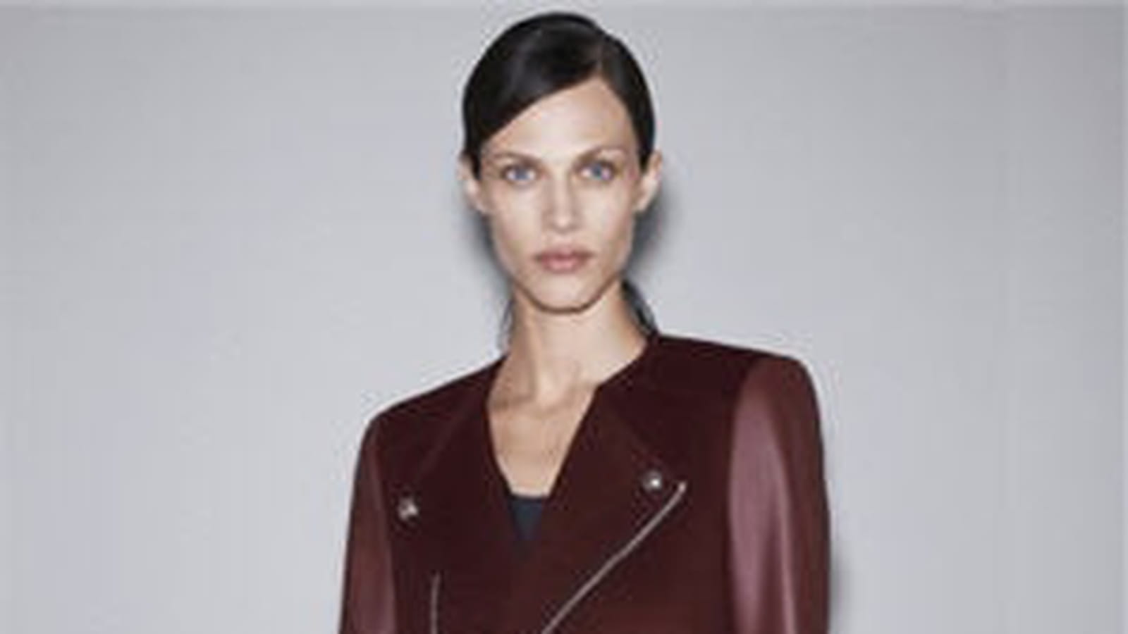 Manteau combiné avec fermeture éclair de Zara