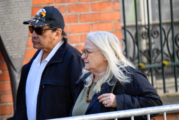 Josiane Balasko, aux obs&egrave;ques de Nadia Far&egrave;s