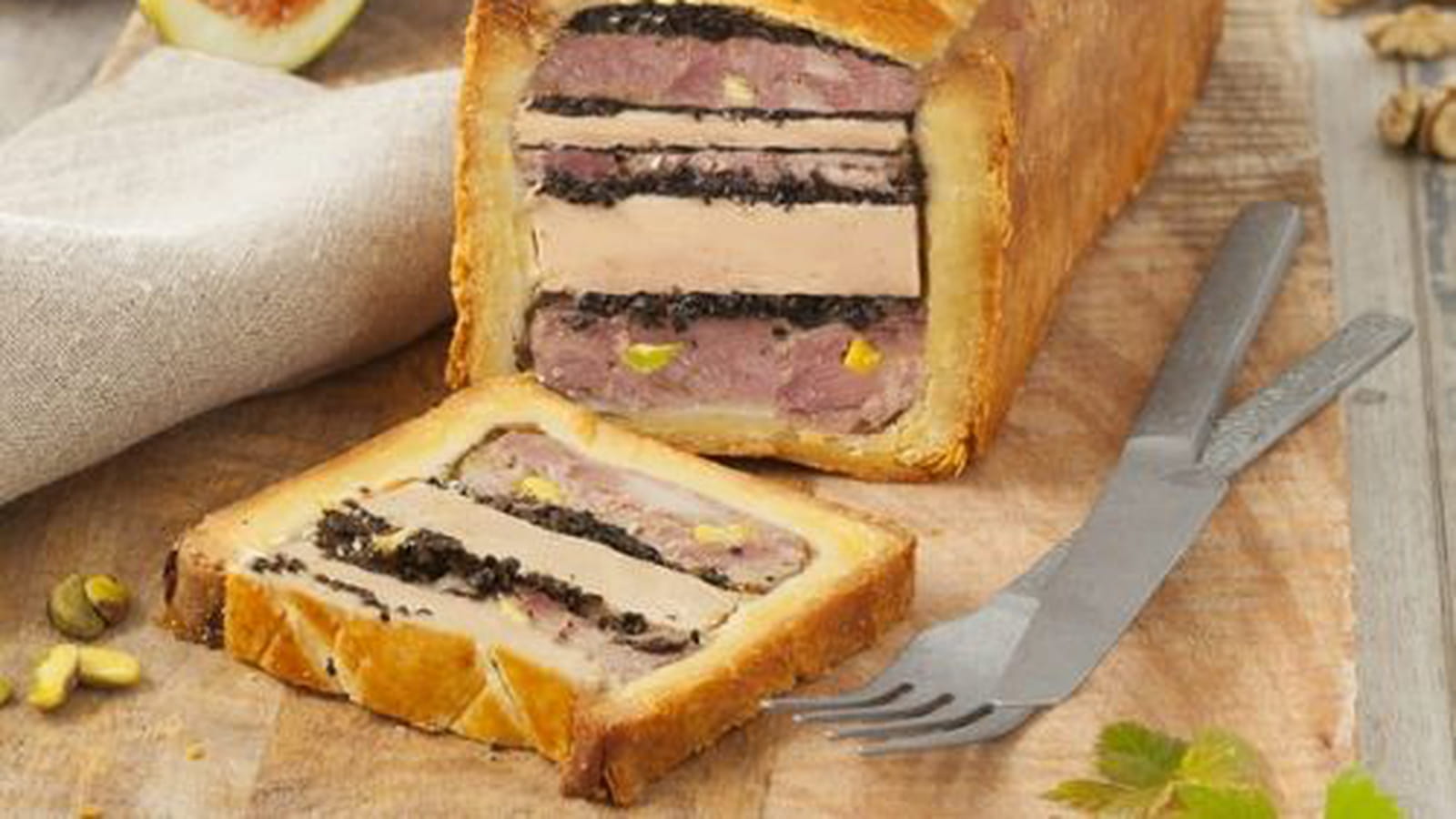 Pâté en croûte au foie gras