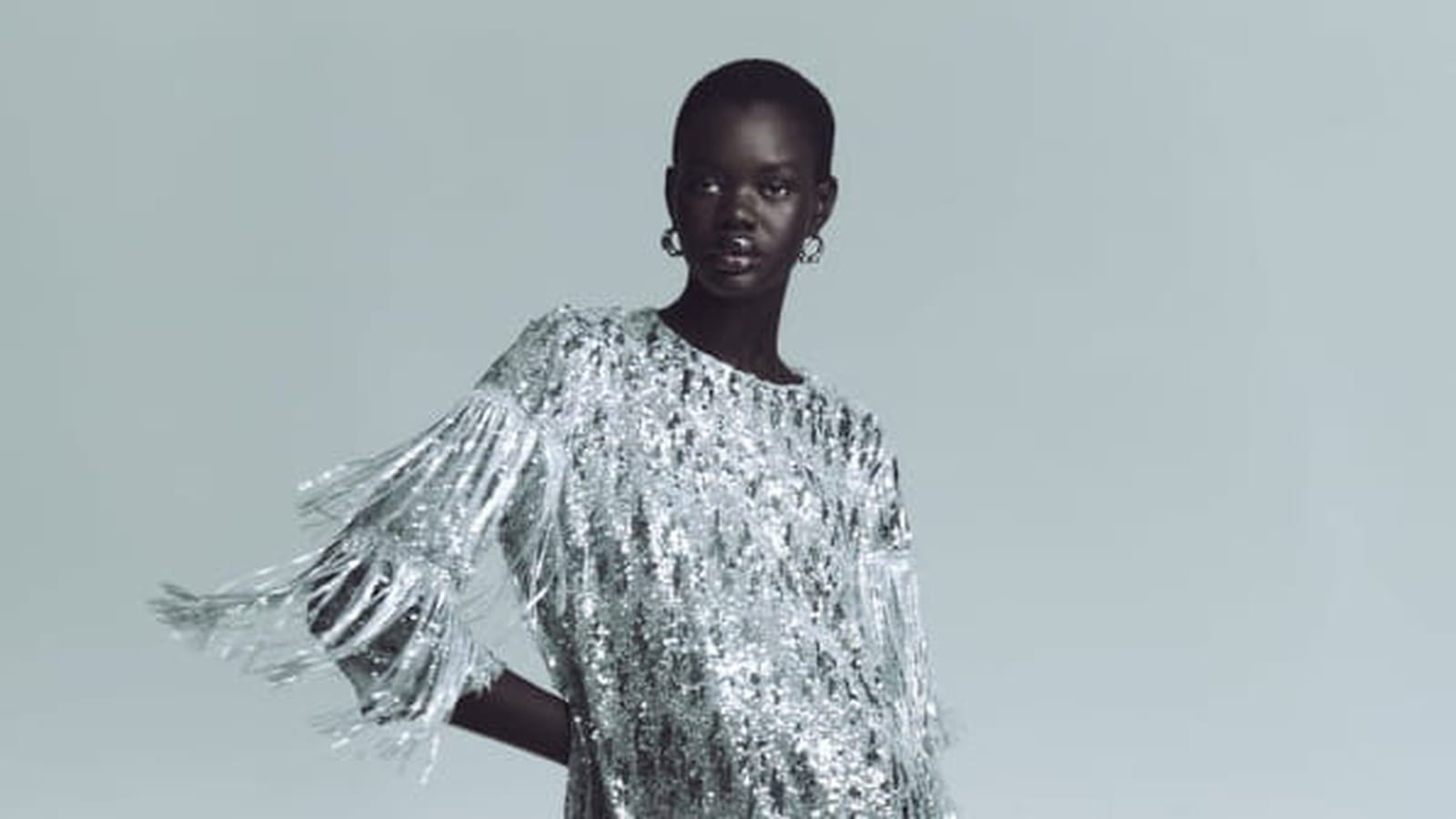Robe à franges Zara 