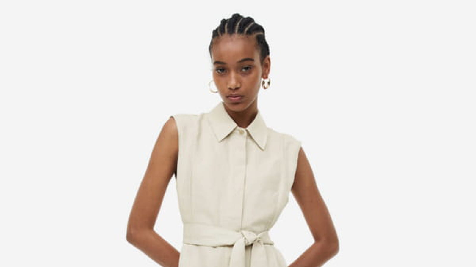 Robe en lin H&M 
