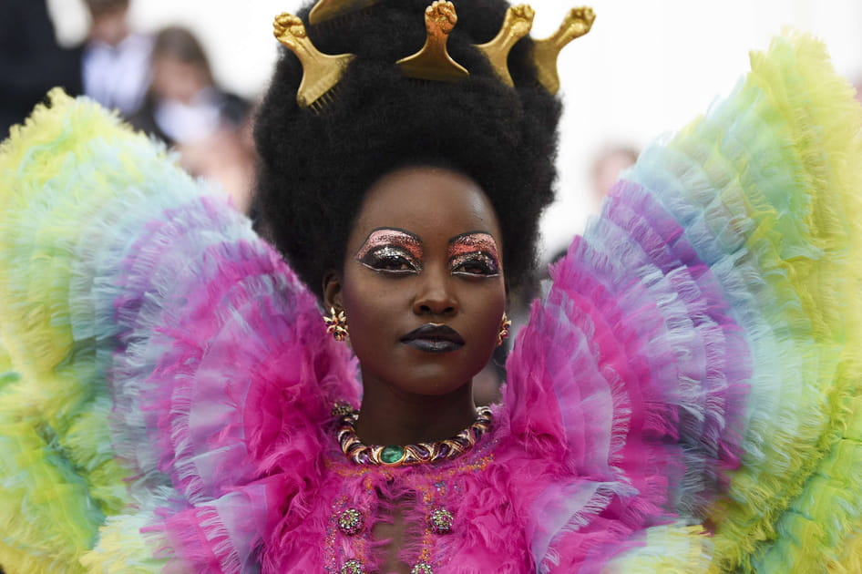 Lupita Nyong'o et son maquillage loufoque
