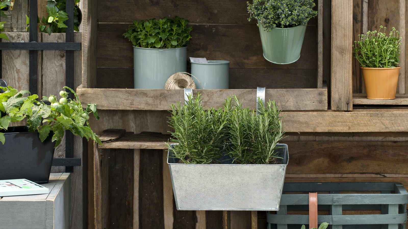 Jardinière à suspendre