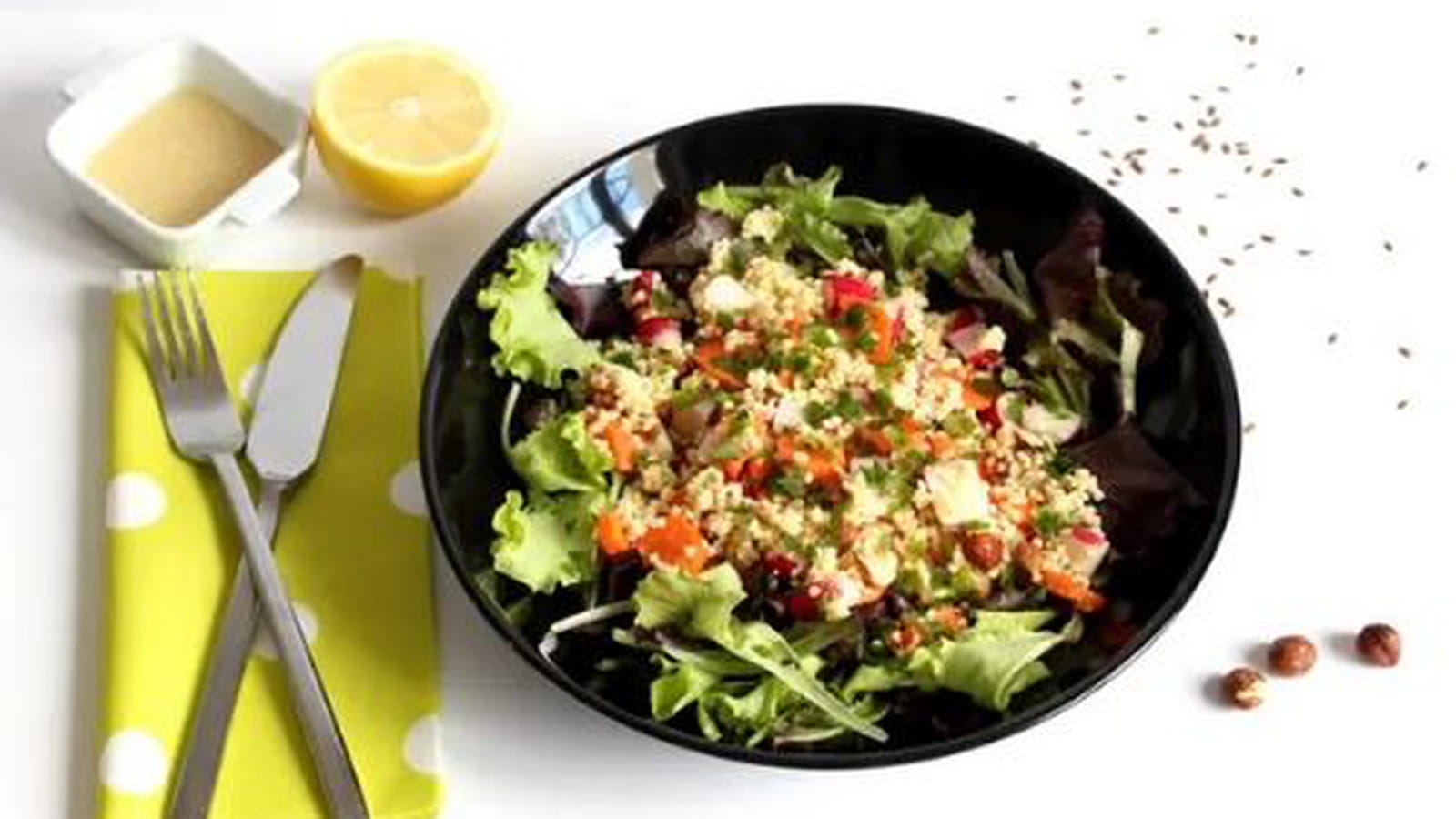Salade de millet automnale