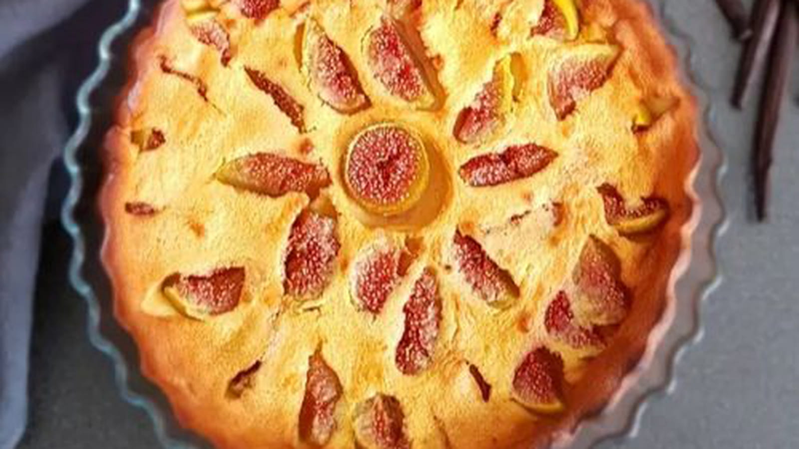 Clafoutis crémeux aux figues