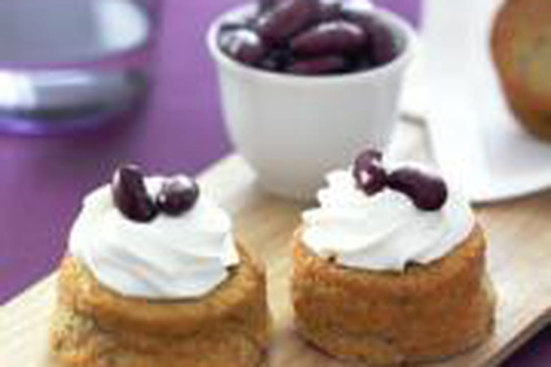 Petits gâteaux de haricots rouges