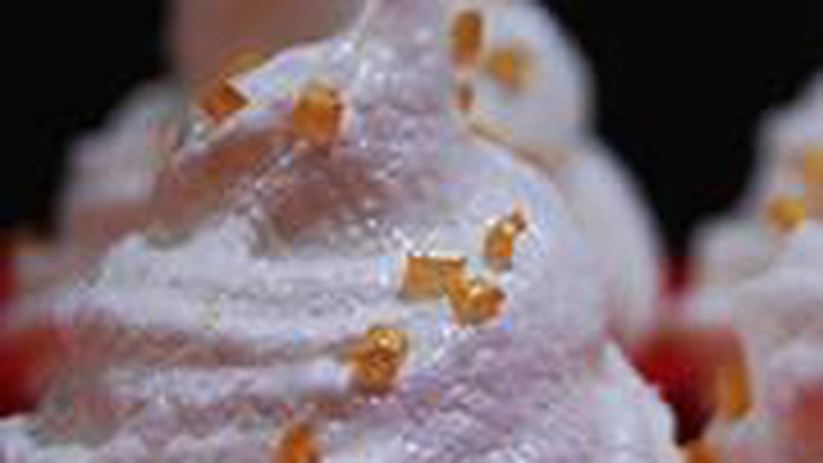 Meringues en forme de sapin