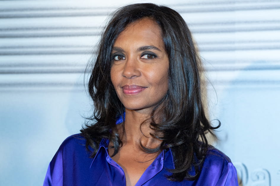 Le smokey eyes de Karine Le Marchand