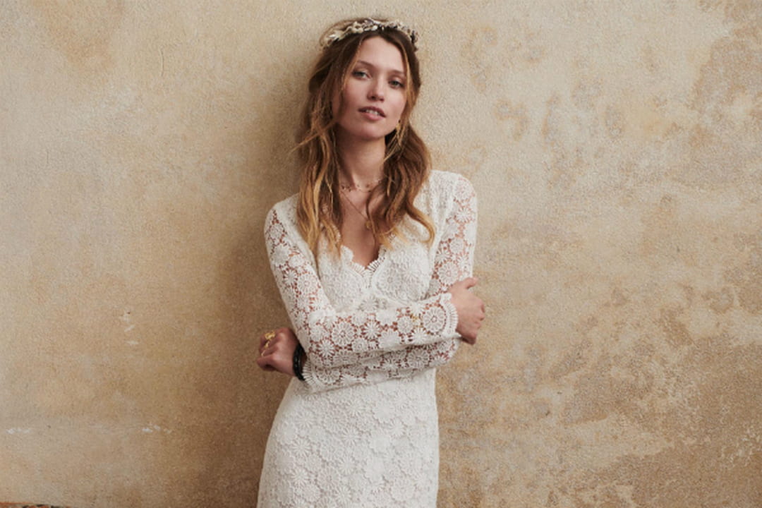 Robe Longue Fluide Sézane Taille 44 (équivaut 42) - Motif Floral - Occasion Très Bon état