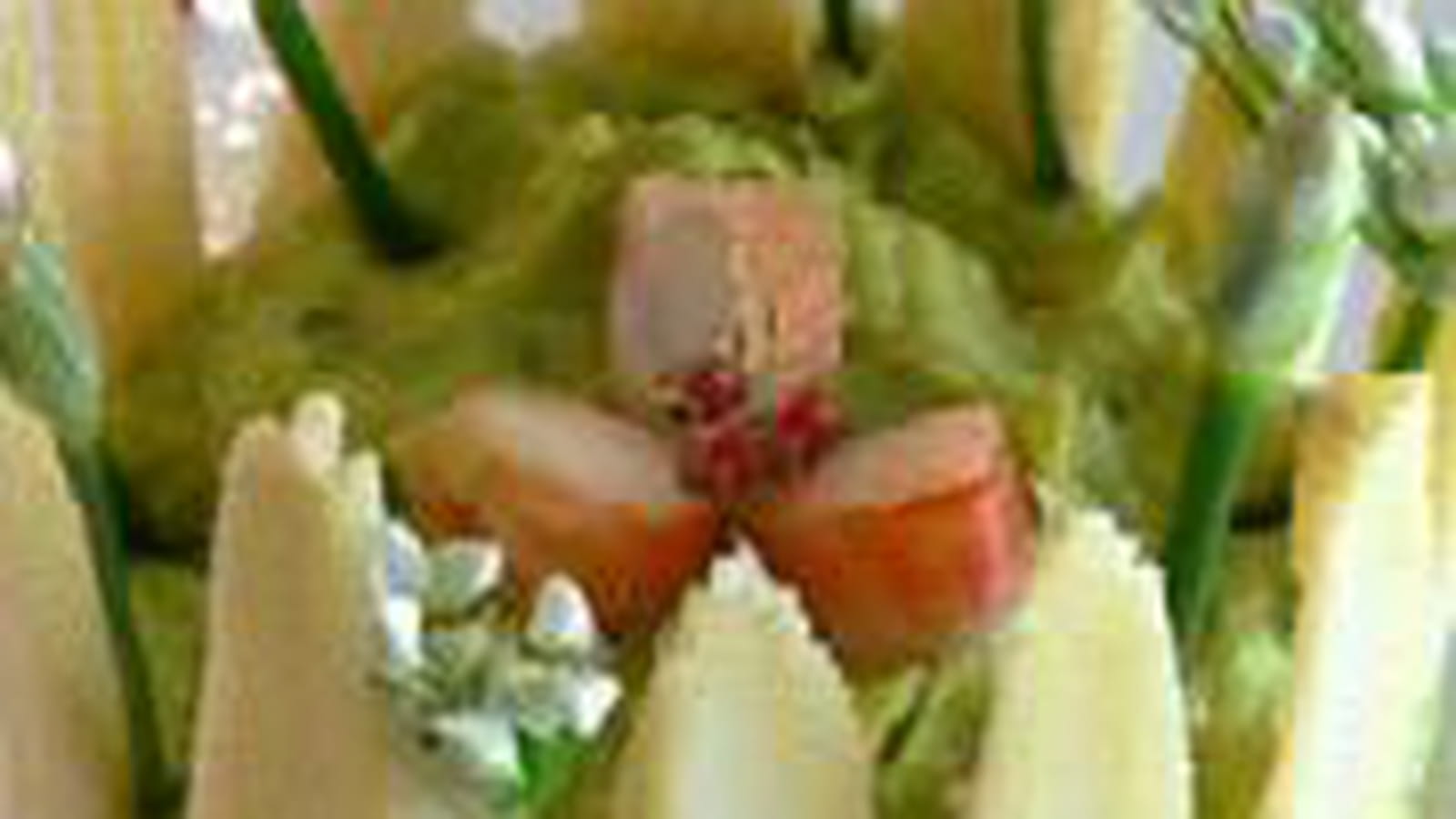 Chartreuse à l'avocat et gambas