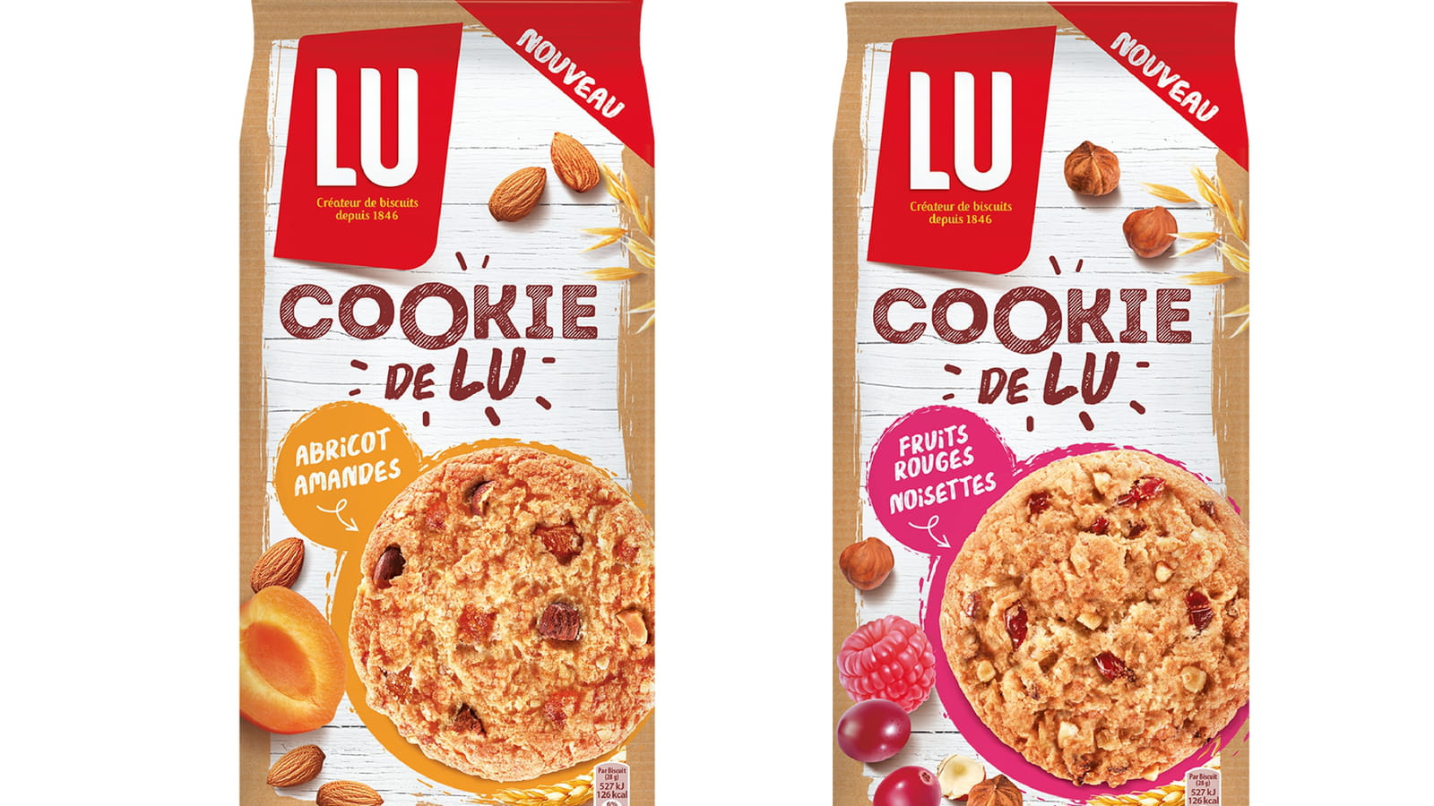 Les cookies aux fruits de Lu