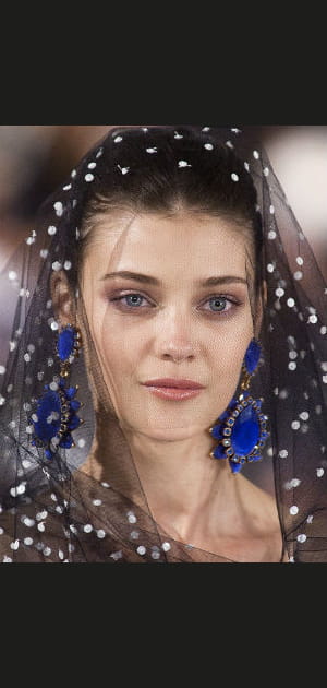 Un voile plumetis ultra f&eacute;minin