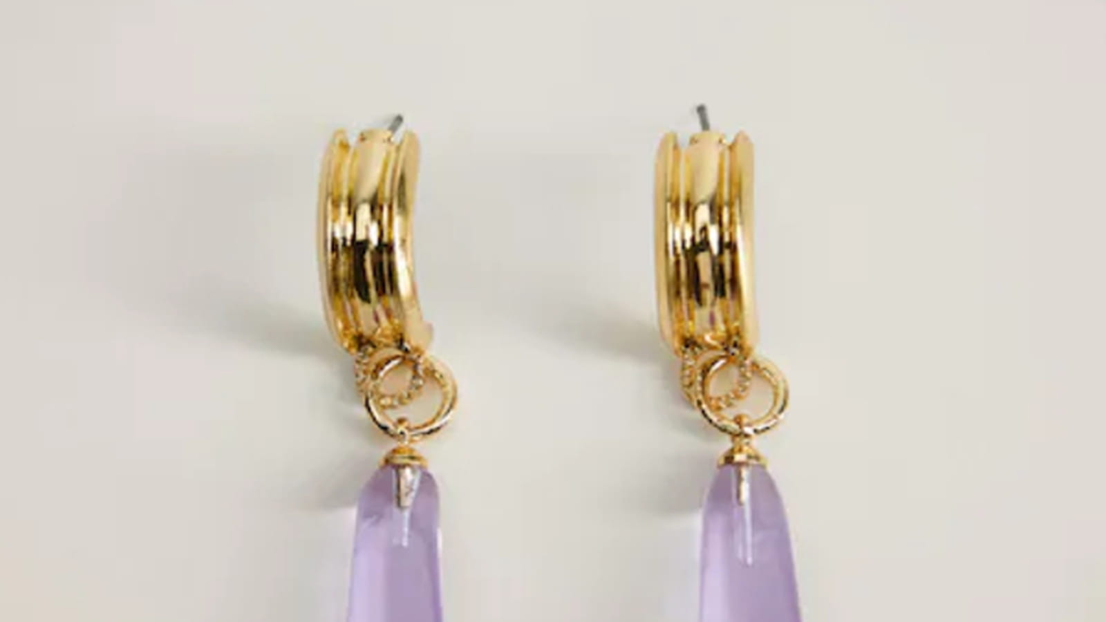 Boucles d'oreilles goutte cristal