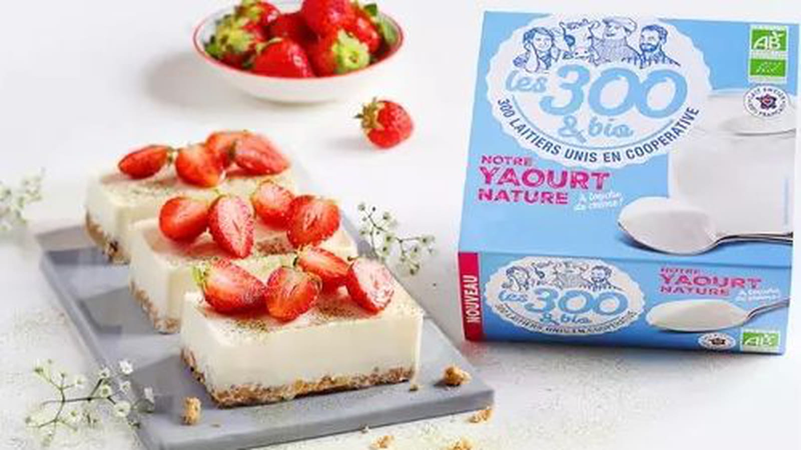 Cheesecake au yaourt et fruits frais