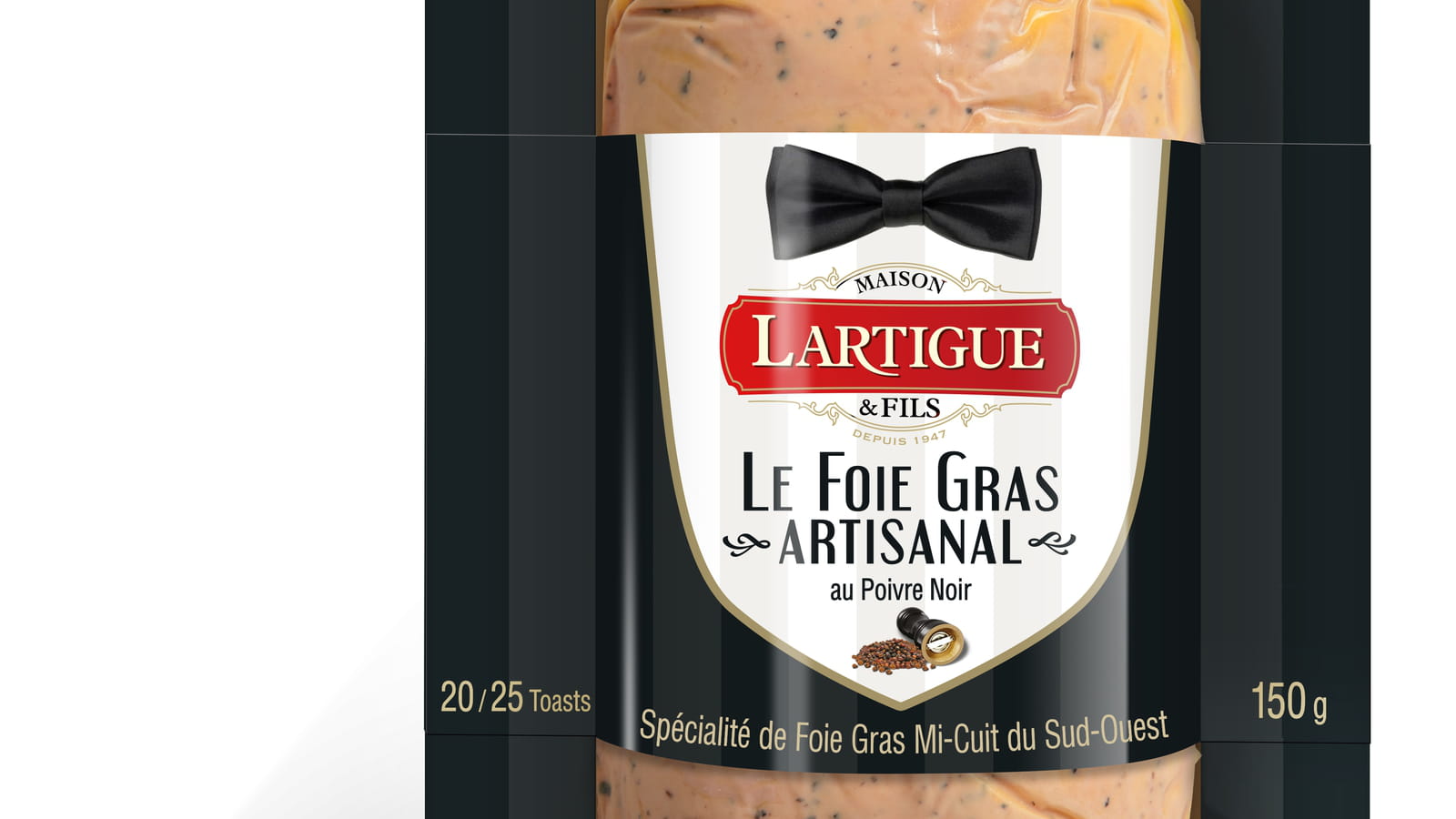Foie Gras au poivre noir de Lartigue & Fils