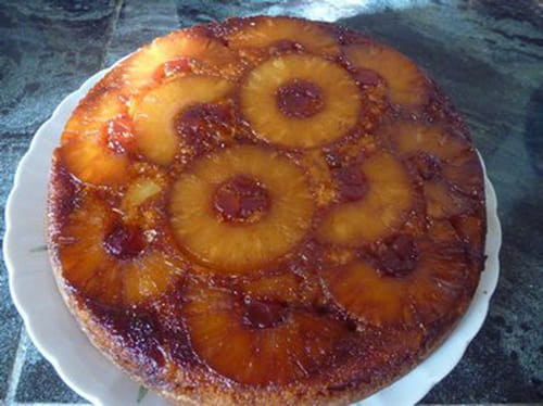 Gâteau à l’ananas et caramel