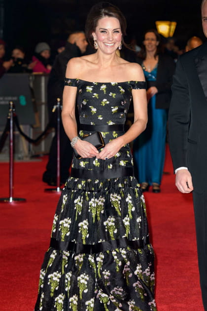 Kate Middleton en robe Alexander McQueen en 2017