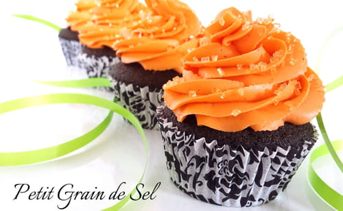 Cupcakes Halloween pistache et abricots