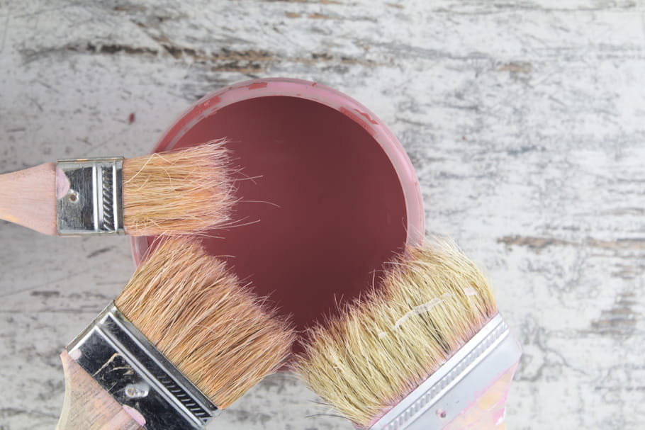 Conserver les restes de peinture