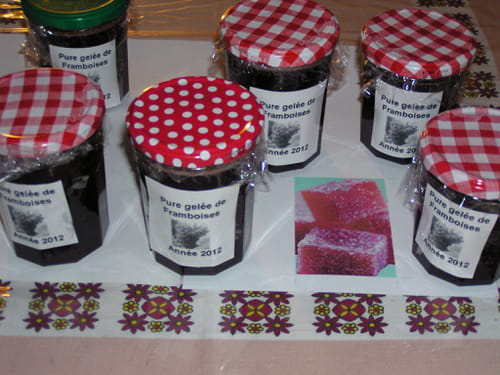 Gelée de framboises naturelle sans pépins