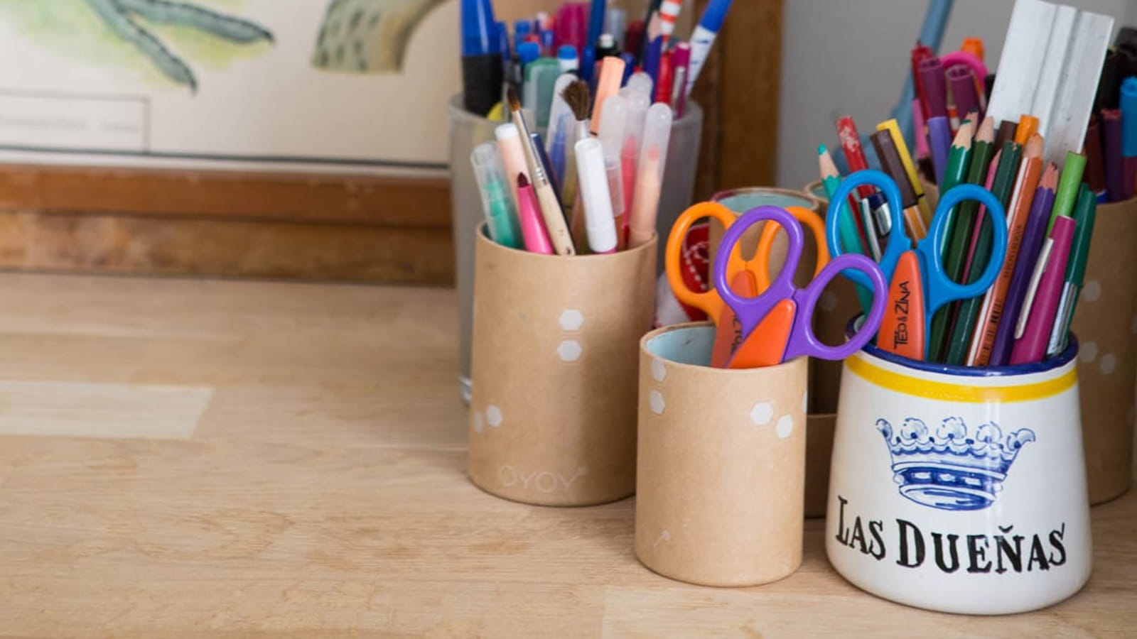 Pots à crayons
